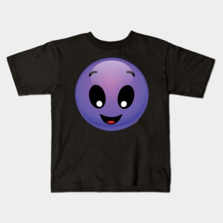 PURPLE HAPPY POP Kids T-Shirt